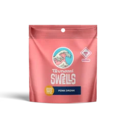 Pink Drink Tsunami Swells is a premium cannabis edible with sweet fruity flavor and smooth effects. Lab-tested and adult-use only.