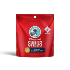 Tiger’s Blood Typhoon Tsunami Swells is a premium cannabis edible with bold sour flavor and smooth effects. Lab-tested and adult-use only.