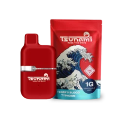 Tiger’s Blood Typhoon Terp Tanks are premium cannabis vape tanks with bold sour flavor and smooth effects. Lab-tested and adult-use only.